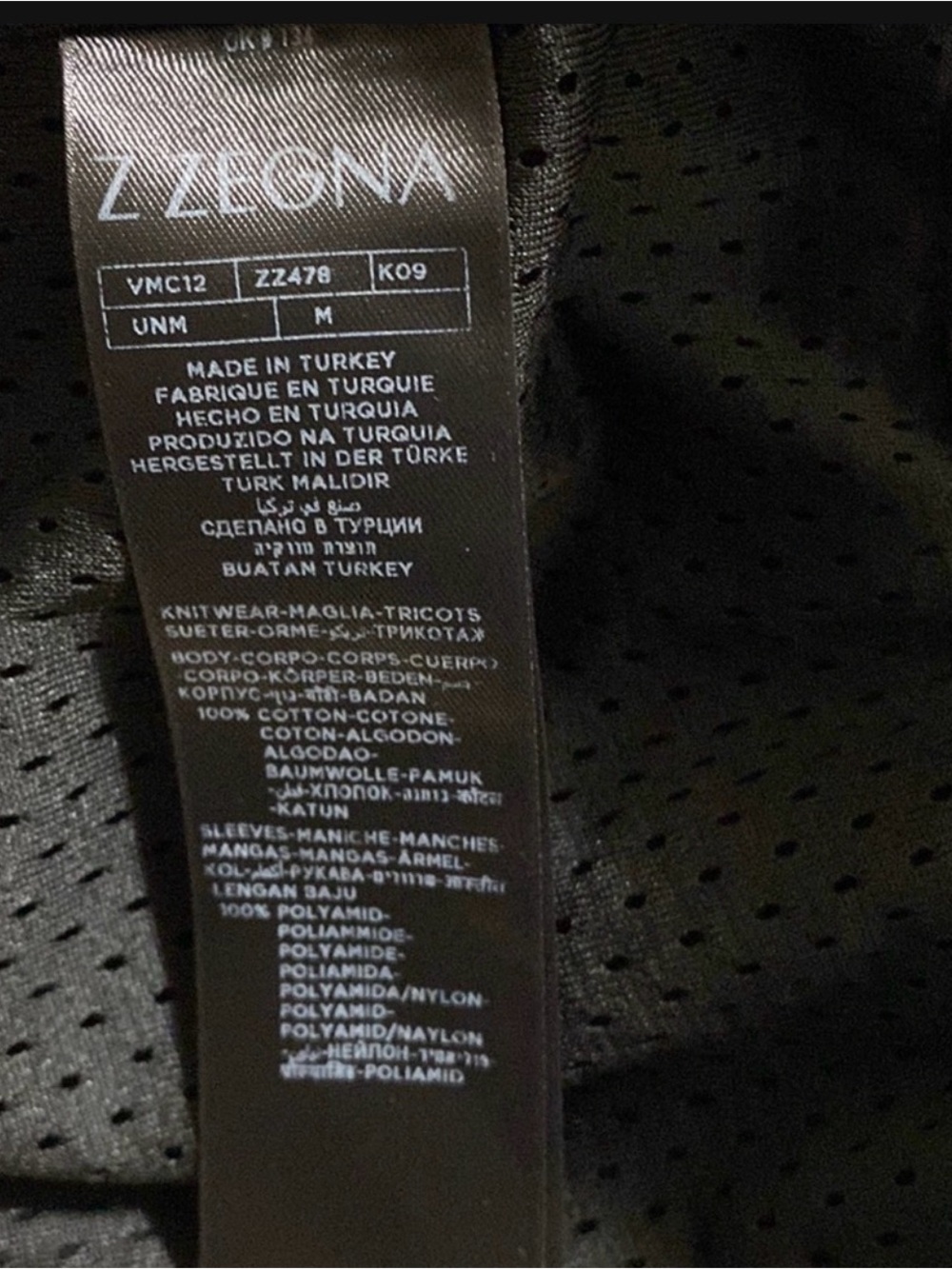 Zegna Lightweight Zip Up Sweater - Men’s Medium - Picture 8 of 10
